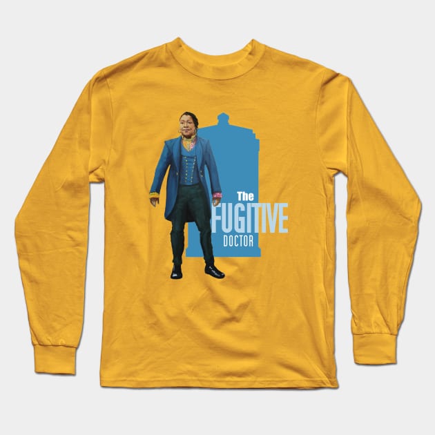 The Fugitive Doctor Long Sleeve T-Shirt by Kavatar